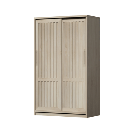 ตู้เสื้อผ้าบานเลื่อน WISDOM DESIGN FURNITURE รุ่น W12SLT 120 ซม. สีโซลิค_1